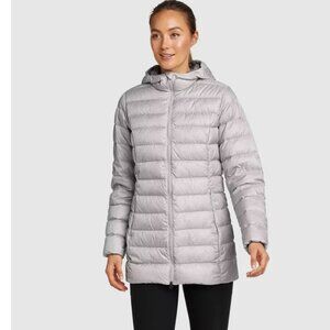 EDDIE BAUER GRAY 2.0 DOWN PARKA MED